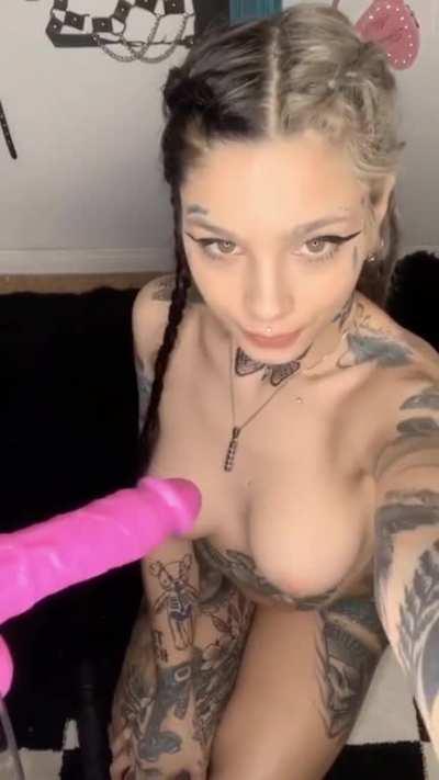 Dildo suck