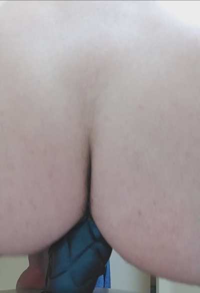 Finally filling my ass with this huge dildo