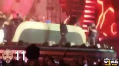 The Time DJ Khaled Played Himself and Got Booed Off Stage After 14 Failed Attempts at Getting the Crowd Into It