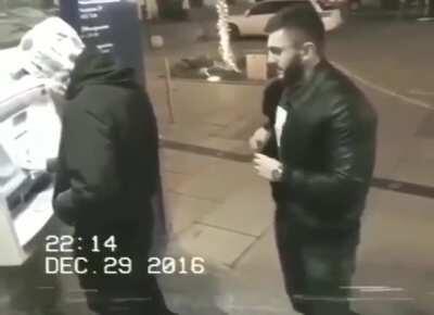 WCGW stealing a wallet in front of a camera