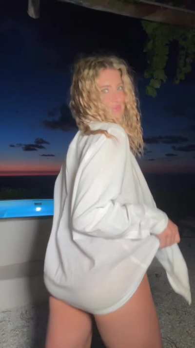 Did my butt is bouncing?