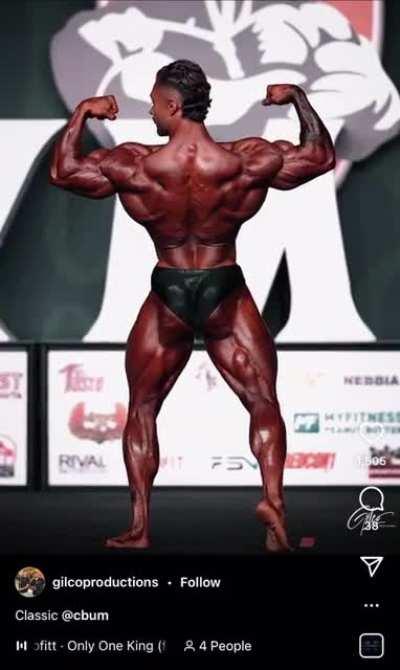 Cbum HD posing routine courtesy @gilcoproductions on Instagram