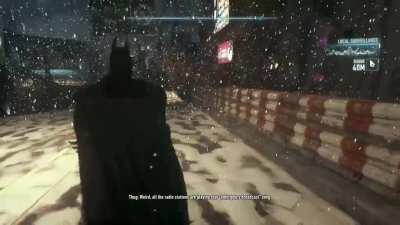 I guess this is why you don't crash into batman