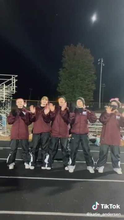 Full split down the middle