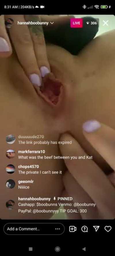 Hannah Bunny Fingering