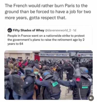 Gotta love the French