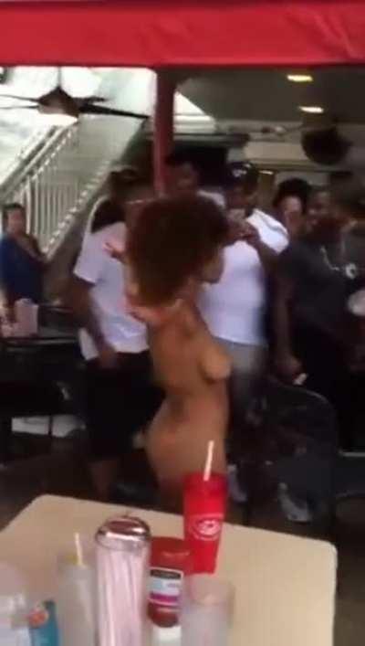 This Crazy Playing With Her Pussy In Public Letting People Finger Her