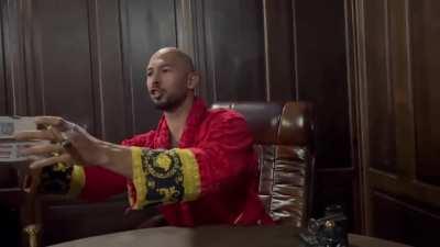 Andrew Tate affirms he's not a slave to the matrix by not recycling a pizza box