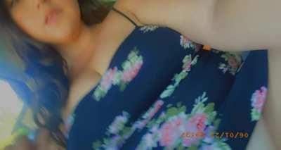 No panties for this chubby pussy