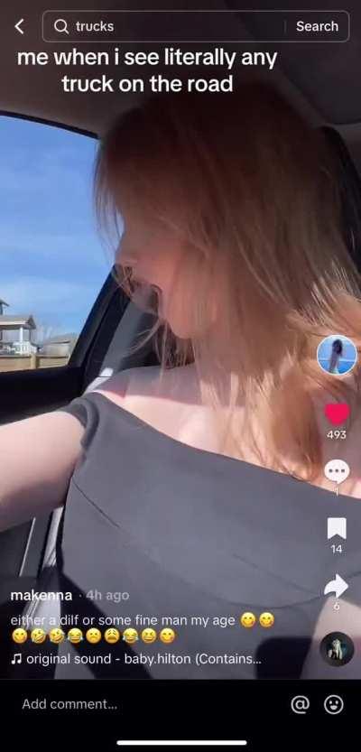 She likes older guys? I knew it