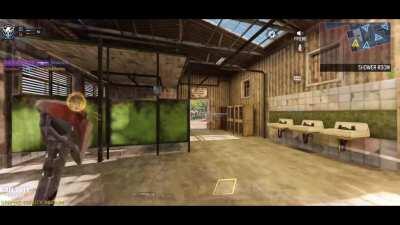 I wasn't about to end my 8 month gun free streak just because some guy named Edwiny? was camping in the tower...