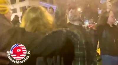 Woman claims she was hit by BLM & that MPD protected the aggressor. Guess who started it?