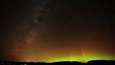 Timelapse of last nights Aurora over Scotland