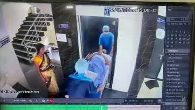 Elevator in Indian Hospital Collapses