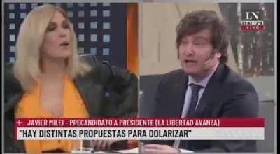 Milei sobre Gerardo Morales. Canosa intenta cambiar de tema por algún motivo