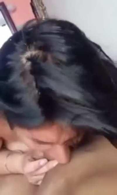 This bitch always needs dick in her mouth