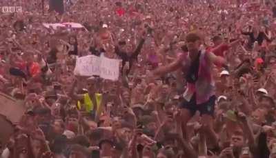 This is so insane! JJ brings the Sidemen on to perform with him in front of thousands at Reading Festival!