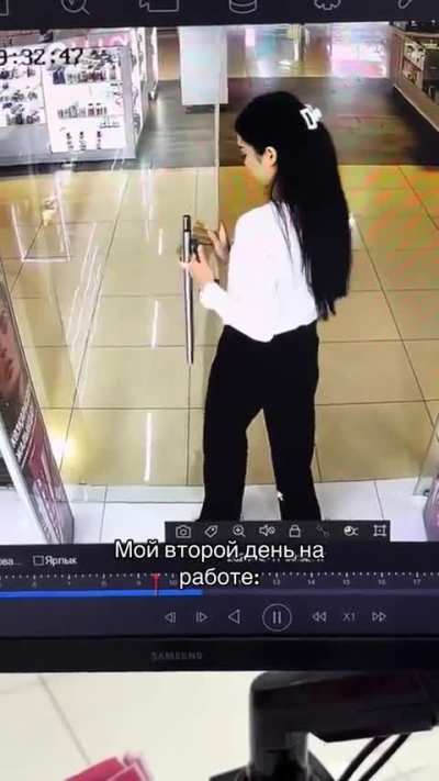 Opening the store for the day does not go as planned.