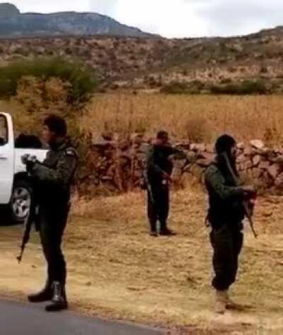 CDS sicarios in Juanchorrey, Zacatecas