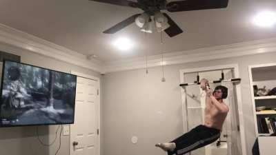 Does anybody have a tougher round 1? Had to put my quarantine flair on the new game😎