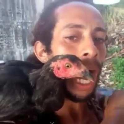 Esse papagaio preto aqui é raro