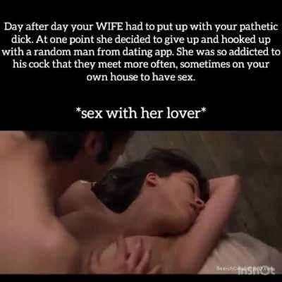 Watch till the end how your wife shivers when he is inside her.