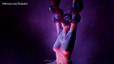 Alisa Fucked by Tentacles