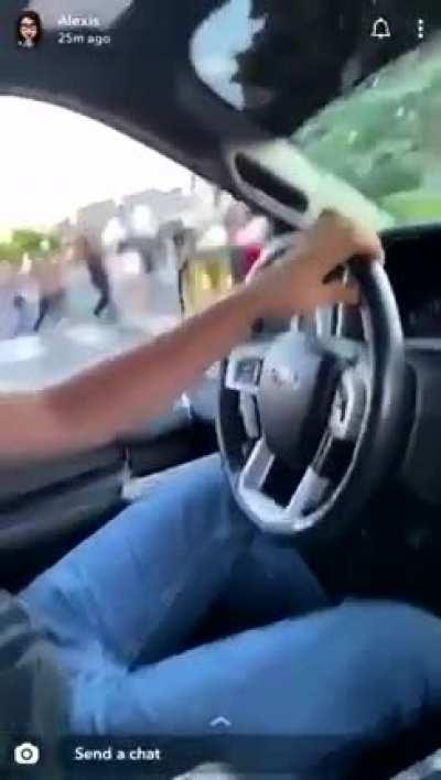 How to be a jackass at a peaceful protest.