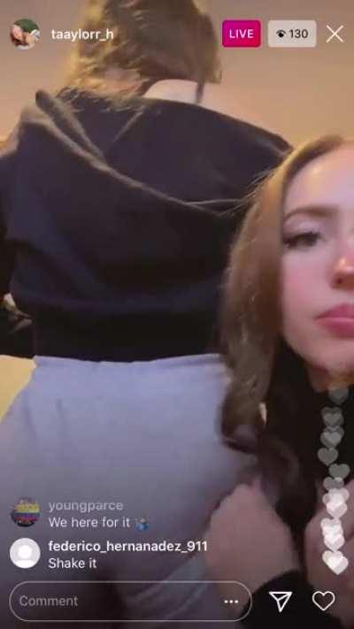 From Taylor’s live she just had