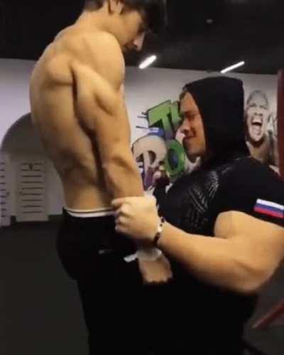 It's all guns and pecs until someone got erected...