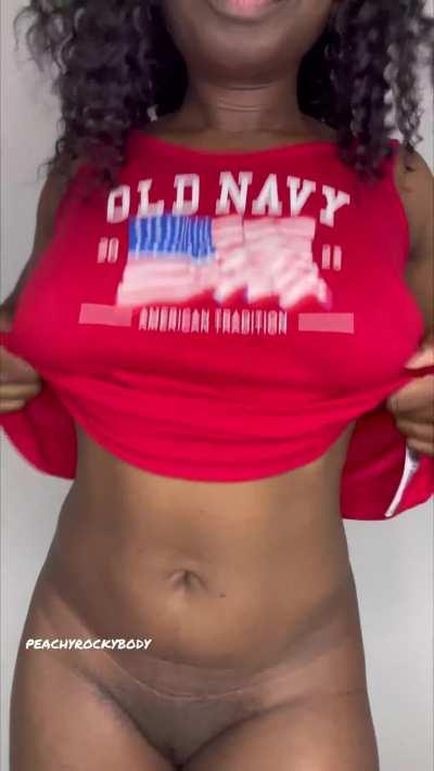 Hope these bouncy tits light up your 4th of July! â¤ï¸ð¤ð