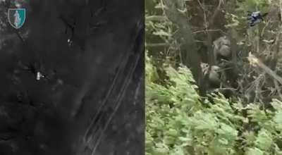 The operators of the 73rd Naval Center of the Special Operations Forces raided enemy positions in the Kursk region. They successfully eliminated two Russian servicemen.
