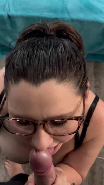 Hubby can’t be mad if I just suck the tip right 