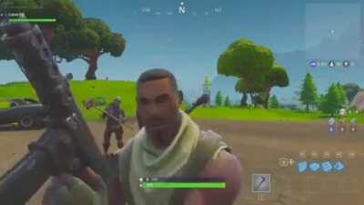 This guy broke the fourth wall to say hello