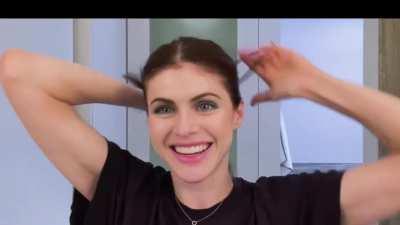 Alexandra Daddario smiling GIF (YouTube)