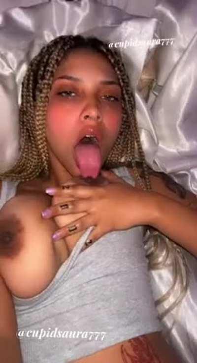 Let’s make out around my nipple