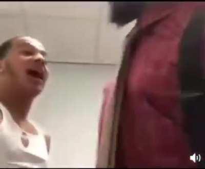 To make a video in a public bathroom 