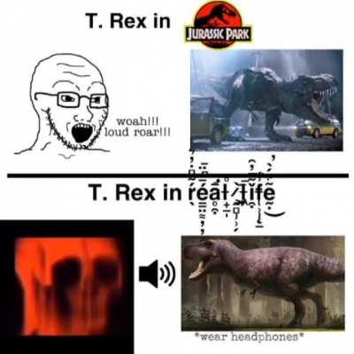 Tyrannosaurus Rex clone named Leviathan made some sounds in his enclosure 