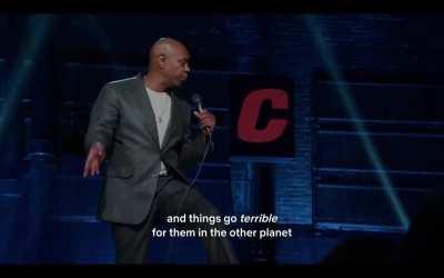 Dave Chappelle with the analogy