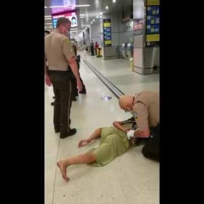 Two entitled passengers get themselves arrested at Miami International Airport.
