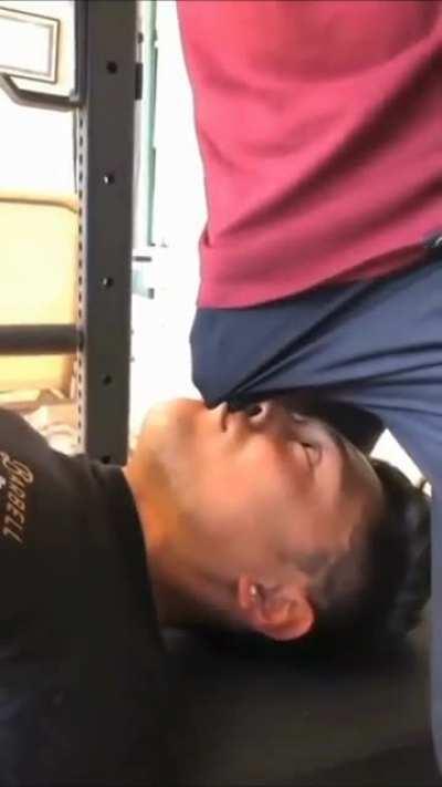 Spotting your gym buddy