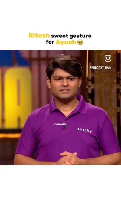 Ritesh agarwal sweet gesture