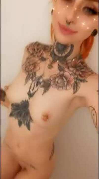 what would you do to my little goth body in the shower?