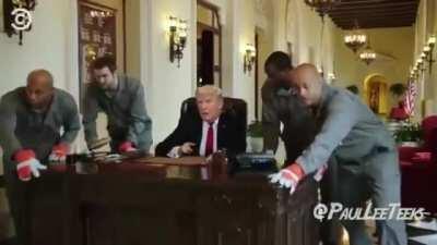 Elderly man loses his job and gets evicted