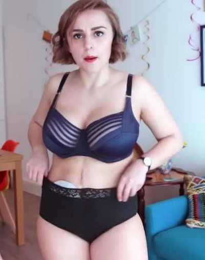 Hannah Witton - Blue Bra
