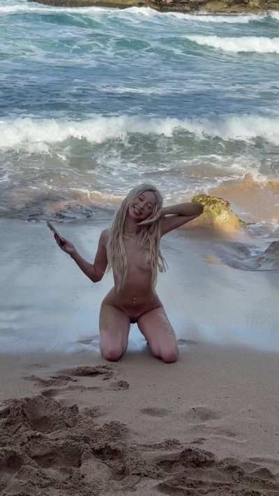 One girl, zero clothes, and way too many eyes on me