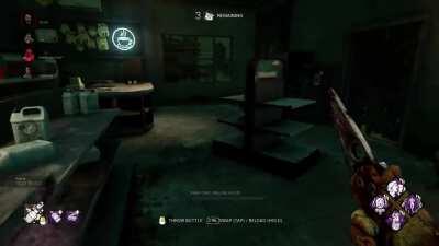 The window inside of the gas station appears to be bugged. No one can vault through it, and Killer could only vault it from one side.