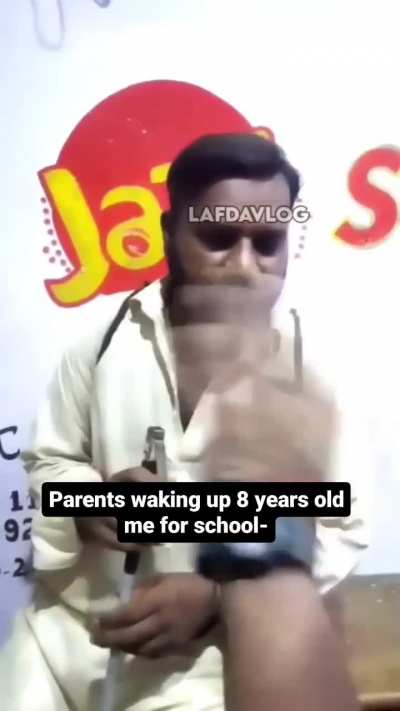 Was caught acting blind