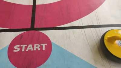 Splatoon fans when curling