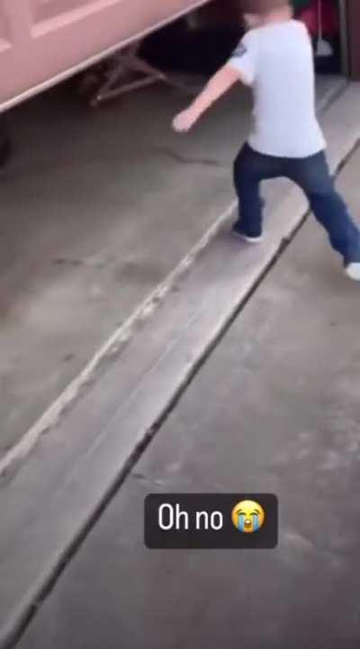 He really wanted that 4 wheeler